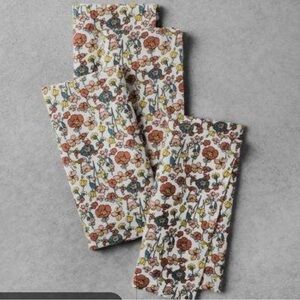 Hearth & Hand with Magnolia Cloth Floral Napkins 12 total